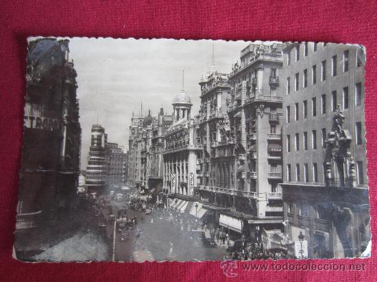 Postales: MADRID - AVENIDA DE JOSE ANTONIO - Foto 1