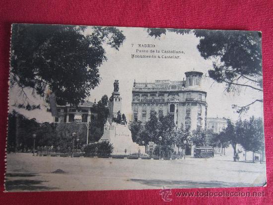 Postales: MADRID - PASEO DE LA CASTELLANA - Foto 1