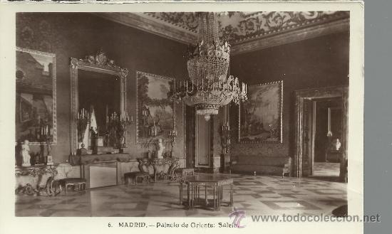 Postales: MADRID PALACIO DE ORIENTE SALETA SIN CIRCULAR - Foto 1