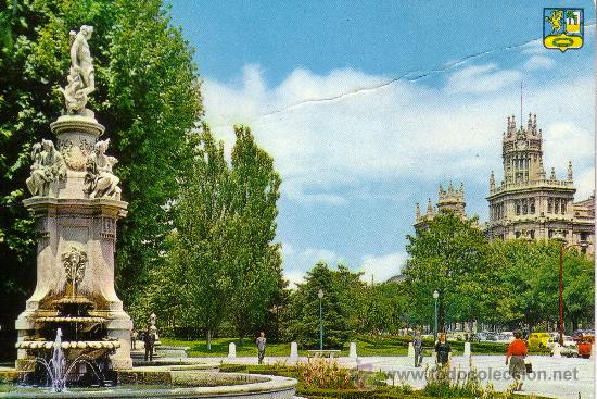 Postales: MADRID - FUENTE DE APOLO - Foto 1