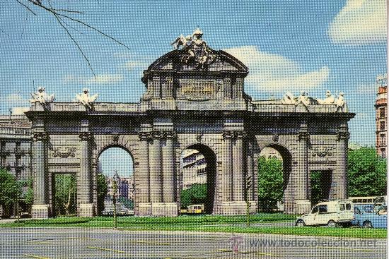 Postales: MADRID - PUERTA DE ALCALA - Foto 1