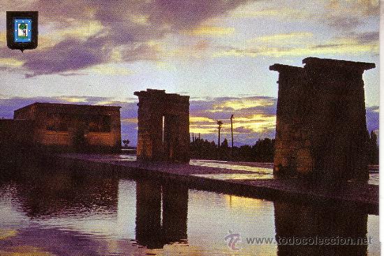 Postales: MADRID - TEMPLO DE DEBOT - Foto 1