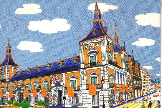 Postales: MADRID - PLAZA DE LA VILLA - Foto 1