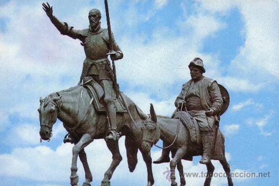 Postales: MADRID - MONUMENTO A CERVANTES - Foto 1