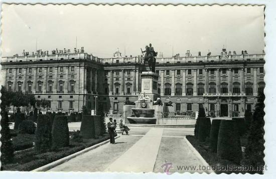 Postales: POSTAL MADRID PALACIO NACIONAL - Foto 1