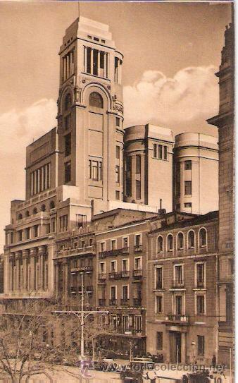 Postales: TARJETA POSTAL. MADRID. EDIFICIO DEL CIRCULO DE BELLAS ARTES. ED. M. PALOMEQUE. - Foto 1