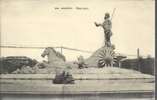 Postales: MADRID FUENTE DE NEPTUNO  SIN CIRCULAR - Foto 1