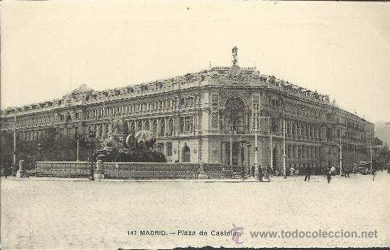 Postales: MADRID PLAZA DE CASTELAR SIN CIRCULAR - Foto 1