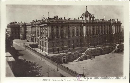 Postales: MADRID PALACIO REAL SIN CIRCULAR - Foto 1