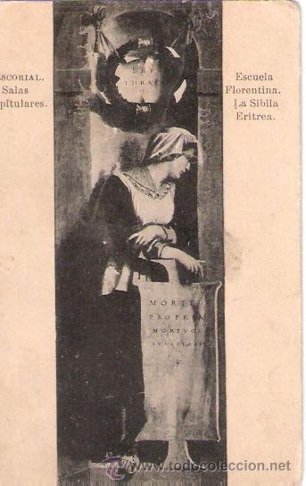 Postales: TARJETA POSTAL. EL ESCORIAL. SALAS CAPITULARES. ED. J. ROIG.