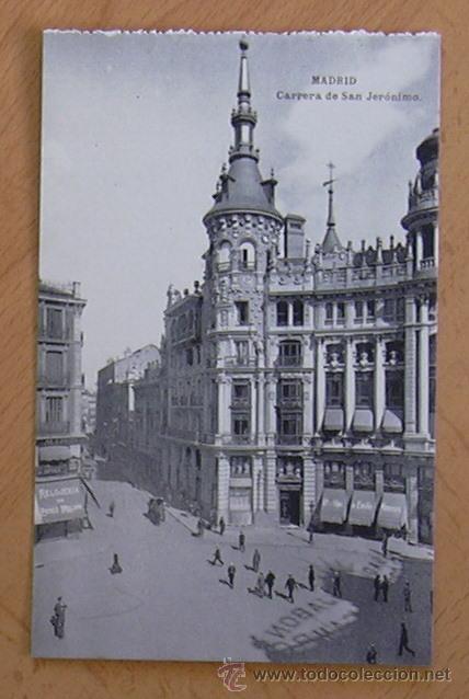 Postales: Madrid - Carrera de San Jer&oacute;nimo - Foto 1
