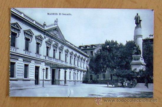 Postales: Madrid - El senado - Foto 1