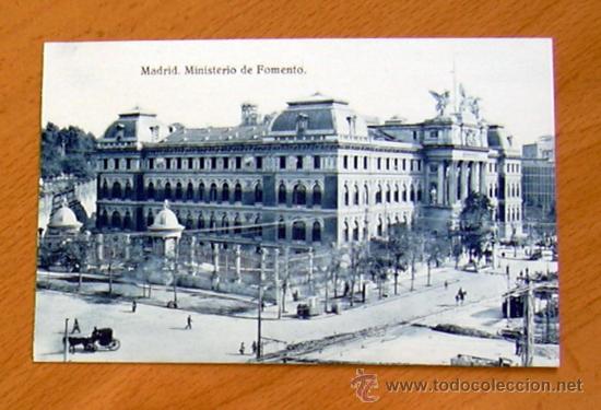 Postales: Madrid - Ministerio de Fomento - Foto 1