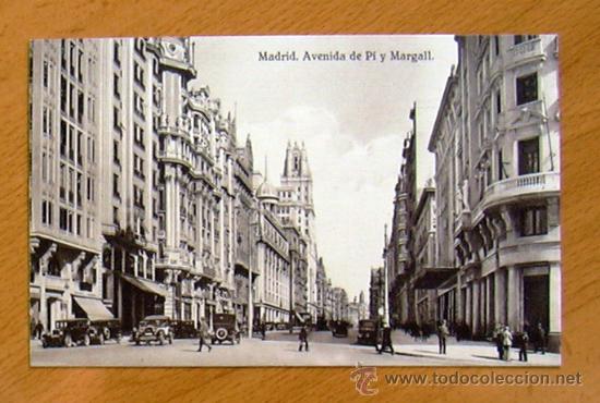 Postales: Madrid - Avenida de Pi y Margall - Foto 1