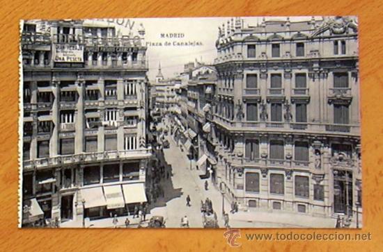 Postales: Madrid - Plaza de Canalejas - Foto 1