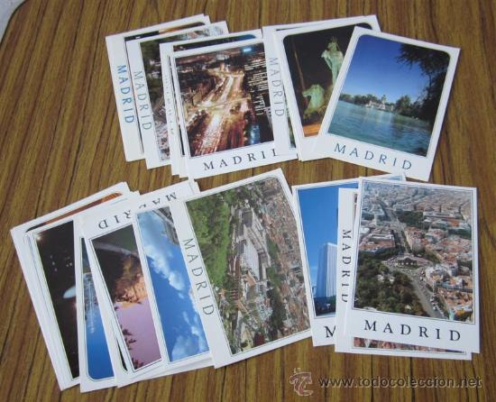 Postales: Lote de 23 postales de MADRID . 1990 - Foto 1