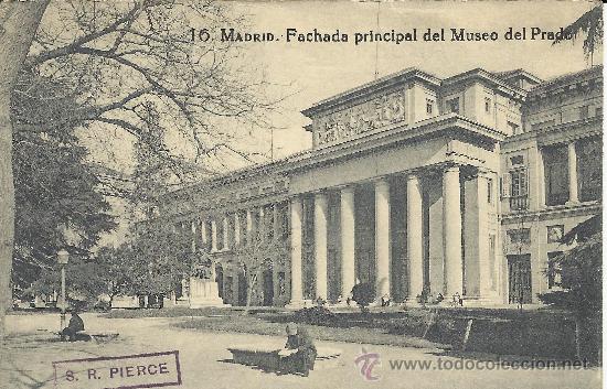 Postales: MADRID  MUSEO DEL PRADO ESCRITA - Foto 1