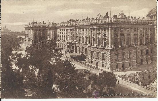 Postales: MADRID   PALACIO REAL SIN ESCRIBIR - Foto 1