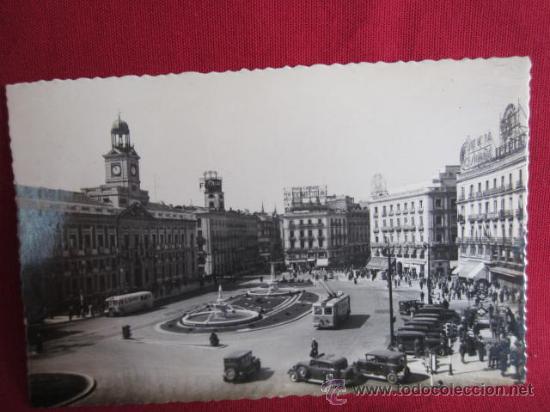Postales: MADRID - PUERTA DEL SOL - Foto 1