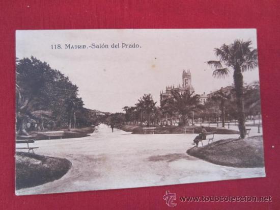 Postales: MADRID - SALON DEL PRADO - Foto 1