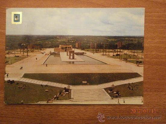 Postales: POSTAL MADRID TEMPLO DEBOT CIRCULADA - Foto 1