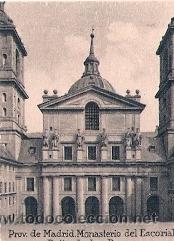 Postais: POSTAL ORIGINAL DECADA DE LOS 30. MONASTERIO DEL ESCORIAL. N&ordm; 65. VER TAMA&Ntilde;O Y EXPLICACION.