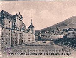 Postais: POSTAL ORIGINAL DECADA DE LOS 30. MONASTERIO DEL ESCORIAL. N&ordm; 61. VER TAMA&Ntilde;O Y EXPLICACION.