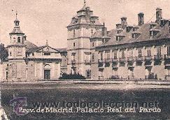 Postais: POSTAL ORIGINAL DECADA DE LOS 30. PALACIO REAL DEL PARDO. N&ordm; 55. VER TAMA&Ntilde;O Y EXPLICACION.