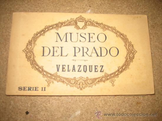 Postales: MUSEO DEL PRADO VELAZQUEZ SERIE II  LIBRO CON 20 PORTALES LE FALTAN 5 FOTOTIPIA HAUSER Y MENET