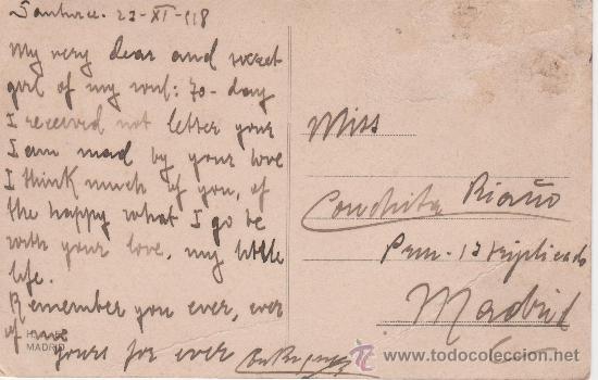 Postales: SANTURCE - MADRID - 1918 - Foto 2