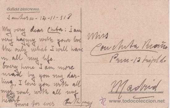 Postales: SANTURCE - MADRID - 1918 - Foto 2