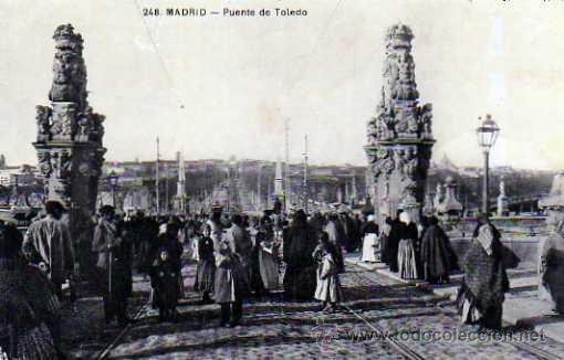 Postales: MADRID - PUENTE DE TOLEDO - Foto 1