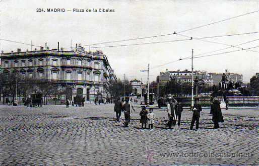 Postales: MADRID  - PLAZA DE LA CIBELES - Foto 1