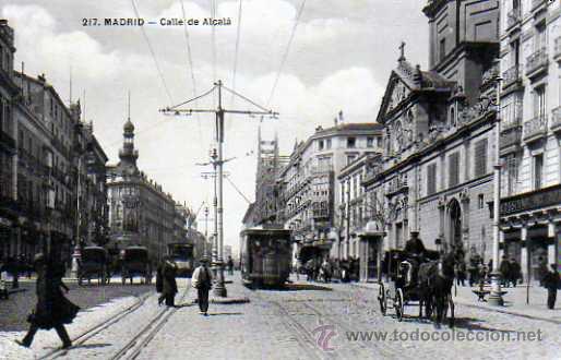Postales: MADRID - CALLE DE ALCALA - Foto 1
