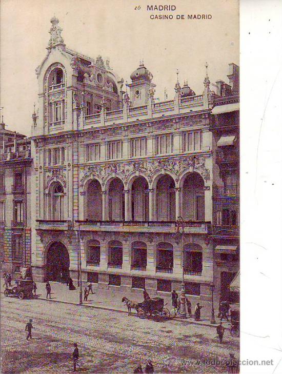 Postales: madrid - casino de madrid - Foto 1