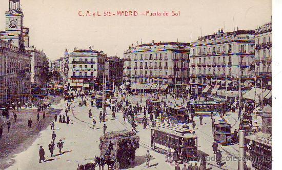 Postales: Madrid - puerta del sol - Foto 1