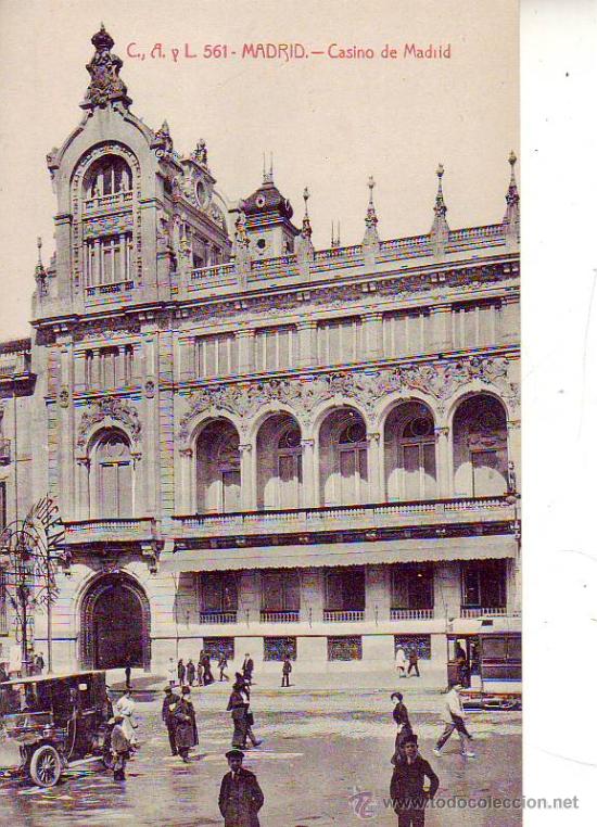 Postales: madrid - casino de madrid - Foto 1