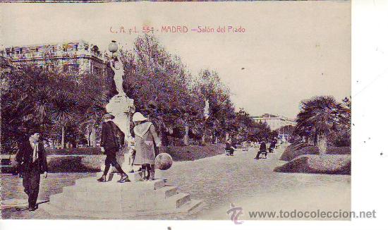 Postales: madrid - salon del prado - Foto 1