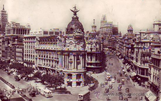 Postales: madrid - avenida de jose antonio - Foto 1