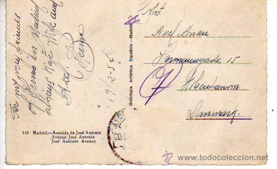 Postales: madrid - avenida de jose antonio - Foto 2