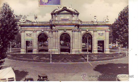 Postales: Madrid - puerta de alcala - Foto 1