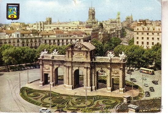 Postales: MADRID - PUERTA DE ALCALA - Foto 1