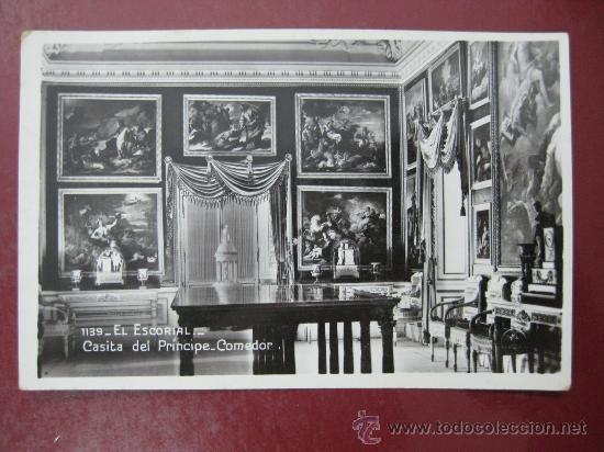 Postais: EL ESCORIAL, CASITA DEL PRINCIPE, COMEDOR - POSTAL FOTOGRAFICA