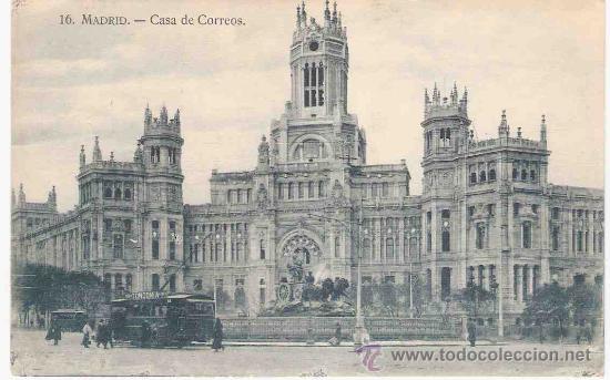 Postais: TARJETA POSTAL DE MADRID.16. CASA DE CORREOS.