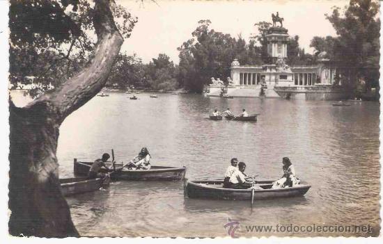 Postais: TARJETA POSTAL DE MADRID.34. ESTANQUE DEL RETIRO.