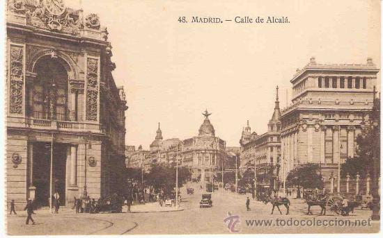 Cartes Postales: TARJETA POSTAL DE MADRID.48. CALLE DE ALCALA.