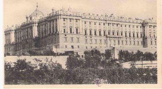 Cartoline: TARJETA POSTAL DE MADRID.49. PALACIO REAL. FOTOTIPIA HAUSER Y MENET.