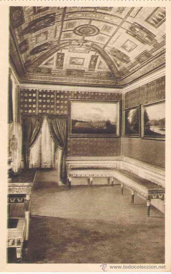 Postais: TARJETA POSTAL DE MADRID.ESCORIAL. CASITA DEL PRINCIPE. SALA ENCARNADA. HAUSER Y MENET.