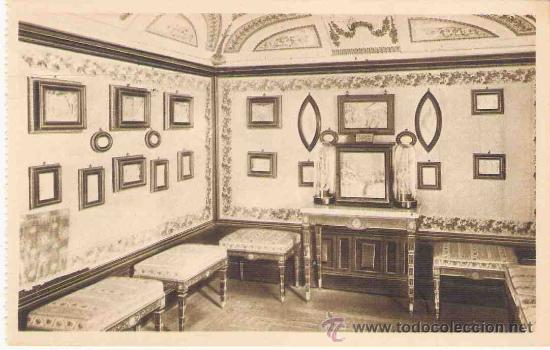 Postais: TARJETA POSTAL DE MADRID.ESCORIAL. CASITA DEL PRINCIPE. SALA DE PORCELANAS DEL RETIRO. HAUSER Y MENE