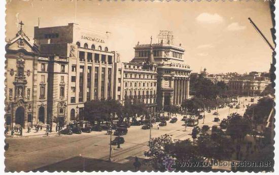 Postais: TARJETA POSTAL DE MADRID.38. IGLESIA DE SAN JOSE Y CALLE DE ALCALA. GARCIA GARRABELLA.